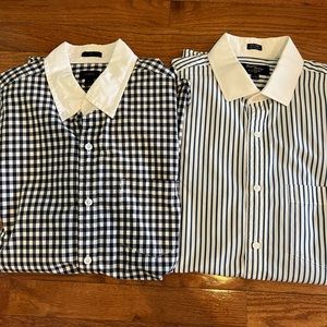 Lot of 2 Men’s J.Crew Button Downs Medium